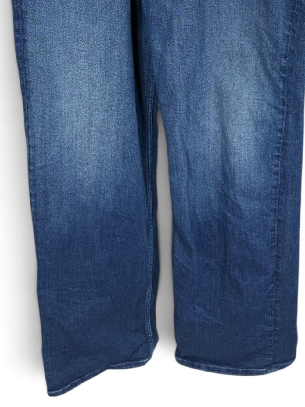 MOTHER Patch Maven Heel Wide Leg Jean 31 NWT Coastal Colors Faded Stretch Denim - Picture 9 of 16